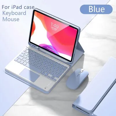 $34.99 • Buy Touchpad Bluetooth Keyboard Mouse Case For IPad 6/7/8/9/10th Gen Pro 11 Air4/5th