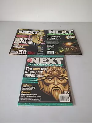 Lot Of 3 1990s Next Generation Video Game Magazine • $30