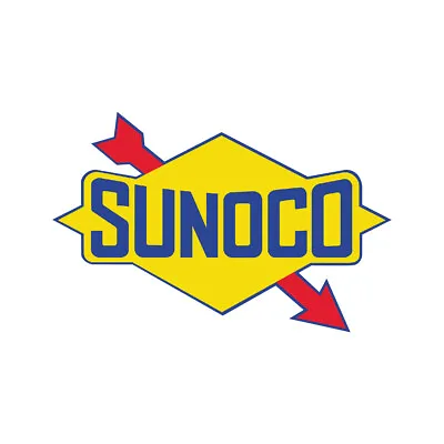 VINTAGE Sunoco Decal OIL GAS PUMP Indoor Outdoor - FREE SHIPPING In US • $4.75