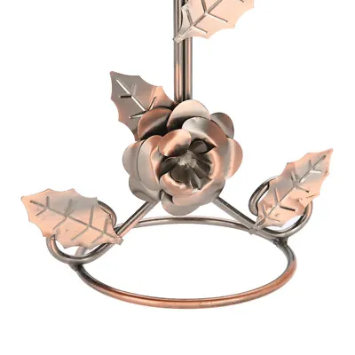 Vintage Rose Flower Jewelry Display Stand For Earrings Necklaces Rings ETZ • $33.24