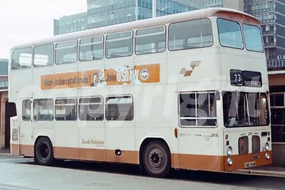 Bus Photo - South Yorkshire PTE 268 OWE268K Bristol VR East Lancs Ex Sheffield • £1.19