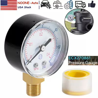 ECX270861 Pressure Gauge Replacement Fits For Select Hayward Sand & D.E. Filter • $15.54