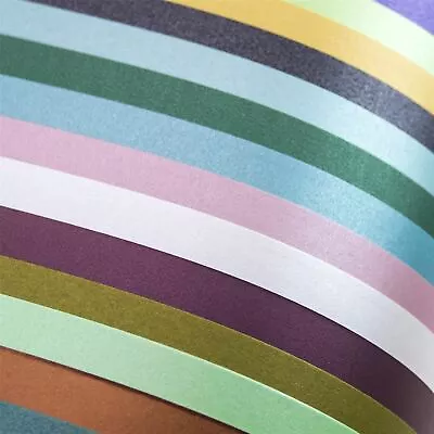 £5.49 • Buy Pearlescent Lustre A4 Card, 300gsm - Choice Of Colours - Pack Of 10