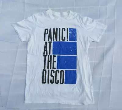 Unisex Panic At The Disco White Band T-shirt - Small Fitting  • £9.99