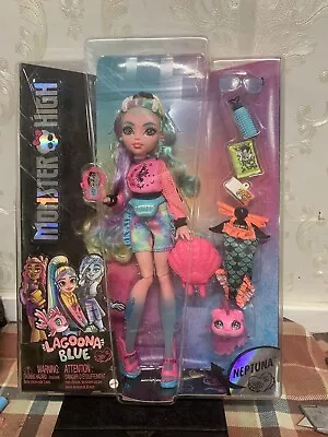 Monster High Doll Lagoona Blue Pet Piranha Neptuna G3 Reboot 2022 Kids Toy Gift • $27