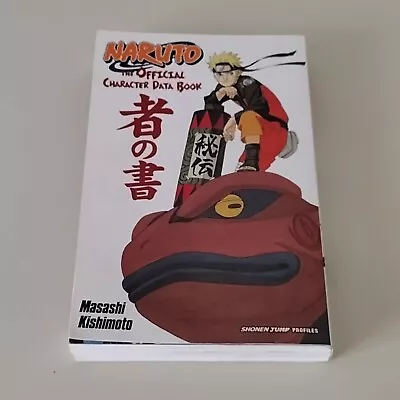 Naruto The Official Character Data Book Masashi Kishimoto Paperback • $19.95
