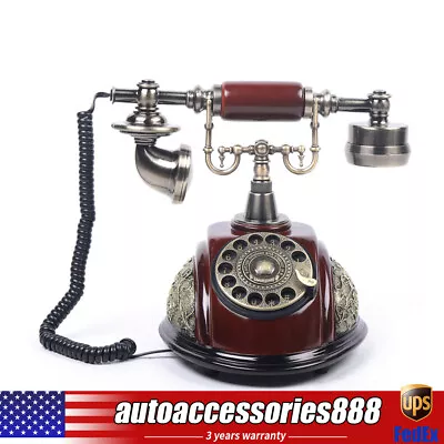 Antique Phones Corded Landline Telephone Vintage Classic Rotary Dial Home Phone • $60