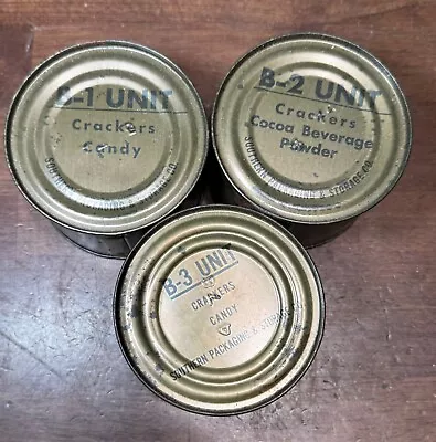 Vintage Vietnam Era Unopened Combat C Rations B1 B2 & B3 **READ** • $50