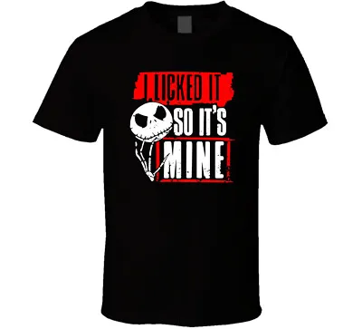 I Licked It So It's Mine Halloween Nightmare Before Christmas T-Shirt Tee Unisex • $18.59