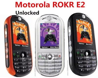 Original Motorola ROKR E2 Cellphone Camera Bluetooth Phone 1 Year Warranty • $28.99