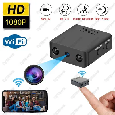 Mini Wifi Camera 1080P HD PIR Motion Detection Night DVR Camcorder Security Cam • $17.89
