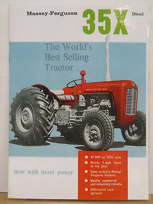 Massey Ferguson 35X Tractor METAL REPRO SIGN VM011 • $29.50