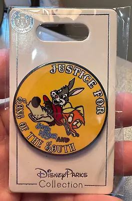 Disney Pin Splash Mountain Brer Rabbit Fox Bear Justice For Song Of The South • $13.49