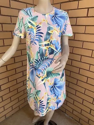 Country Road Pink Bird Of Paradise Womens Dress Size 6 Beach Cover • $26