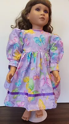 Lavender Dress With Butterflies Fits 23 Inch My Twinn Doll New • $15