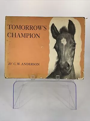 Tomorrow's Champion Hardback Dust Jacket Written & Lithographs By C. W. Anderson • $35