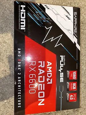 £130 • Buy Rx 6600 Pulse Graphics Card, Boxed, Barely Used, Cool And Clean