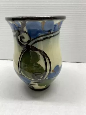 VTG Danico Glazed Stoneware Vase Imprint Signed & Made In Denmark.. • $50