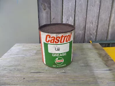 Antique Vintage Old Castrol Grease Tin Can • $40