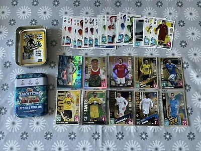 Topps Match Attax 2021/22 Mini Tin Sapphire 40 Cards Inc. 10 Foil-mint. • £4.99