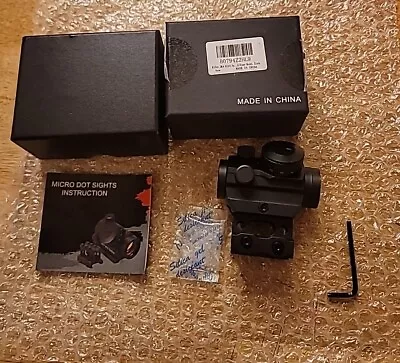 Midten 2Moa Micro Red Dot Sight 1X25Mm Reflex Sight Waterproof Shockproof   • $27