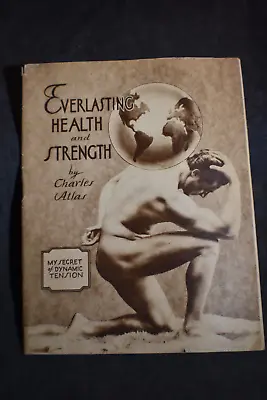 1941 CHARLES ATLAS Everlasting Health & Strength Booklet Bodybuilding Training • £40.21