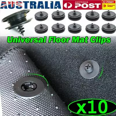 10X Replacement Floor Mat Carpet Anti-Slip Fastener Clips Car Auto Stay Retainer • $9.75