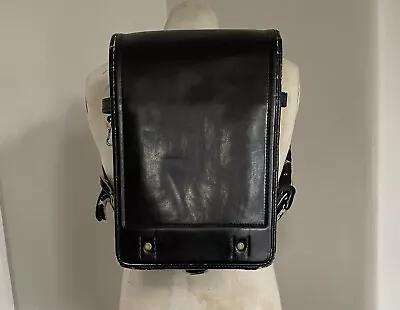 Randoseru Japanese School Bag Backpack Fuwarii Black Used • £62