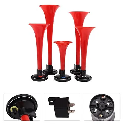 FARBIN Air Horns La Cucaracha Musical Horn Music Sound With Compressor  Red 12v • $54.68