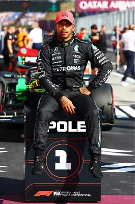 2023 Racing F1 Memorabilia  Lewis Hamilton POLE POSITION BOARD • $136.90