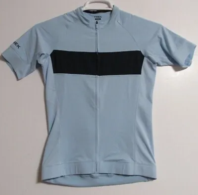 Women's Trek Circuit LTD Short Sleeve Full Zip Cycling Jersey Dusty Blue • $22.72