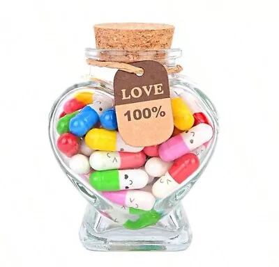 Capsule Message In A Bottle - 50 Pcs  Romantic Gifts Valentines Day • $15