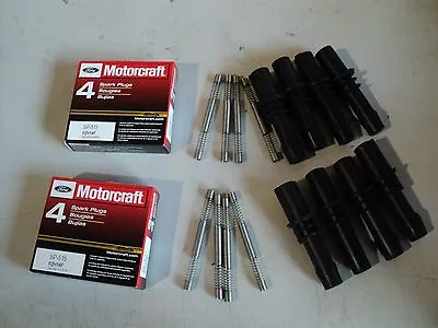 8-pc Ignition Coil Rubber Ends FD508 DG511 & 8-pc Motorcraft Plugs Sp515/SP546 • $109.99