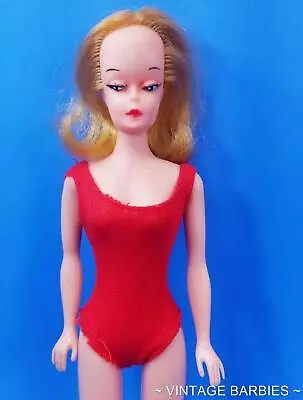 Vintage Blond Barbie Doll Clone W/Red Swimsuit Near Mint ~ 1960's • $14.99