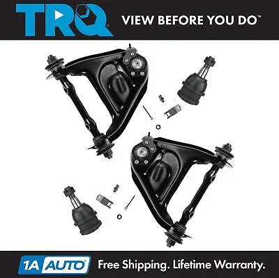 4 Piece Suspension Kit Front Upper Control Arms Lower Ball Joints For Chevy GMC • $152.95