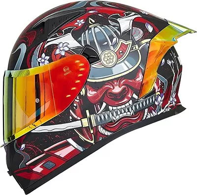 ILM Z501 Motorcycle Helmet Full Face Pinlock Dual Visor Motocross DOT L • $89.99