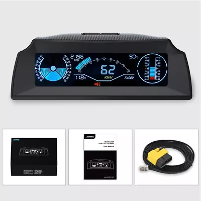 Car OBD Multi-function Gauge HUD Head-Up Digital Speedometer Display Kit • $82.44