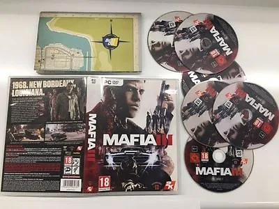 Mafia III 3 PC Game Box And MAP ONLY No Game NEW Original UK • £5.99