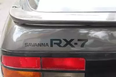 New 1986-1991 Mazda SAVANNA RX-7 Rear Badge Decal JDM RX7 FC FC3S 13B TURBO • $42.73