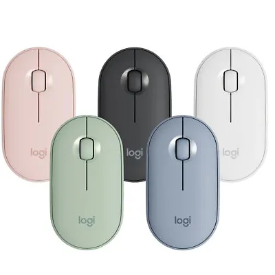 Logitech Pebble M350 Wireless Mouse With Bluetooth Or USB - SilentSlim Mouse • $14.95