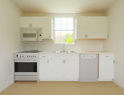 10ft RTA Kitchen Modern White Shaker Set • $1599