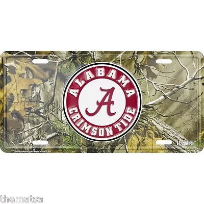 Alabama Crimson Tide College Football License Plate Made In Usa • $29.99