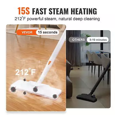 Steam Cleaner 1500W 45oz Multipurpose Steam Mop With 20 Pcs Accessories Portable • $95.54