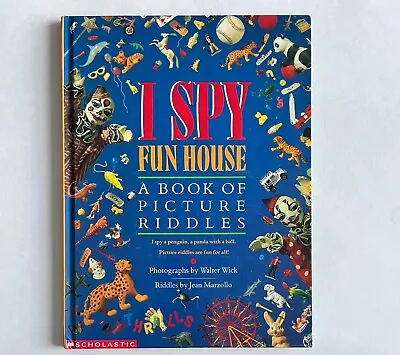 I Spy Fun House: A Book Of Picture Riddles By Jean Marzollo - Used Hardcover • $6.66