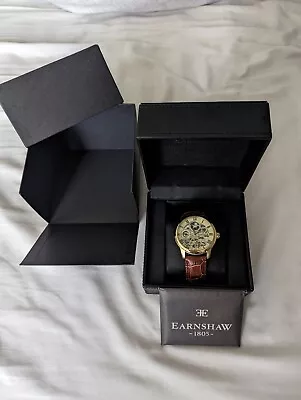 £70 • Buy Thomas Earnshaw Mens Automatic Skeleton Watch - 44mm (ES-8006-06).