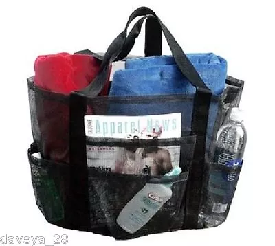 XL Heavy Duty Mesh Large Whale Bag Beach Shopping Boat Gym Sport Tailgate Tote • $13.84