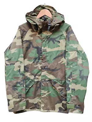 Genuine US Army Woodland Camo Gore-Tex ECWCS Parka Jacket  #276 • £79.95