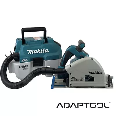 Makita DVC750L Vacuum Extractor Hose Adaptor To Makita SP6000 Plunge Track Saw  • £12.99