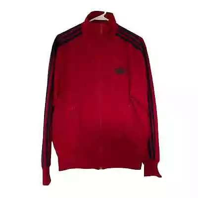 Adidas Red Men's Full Zip Jacket Size Small | 45-35 • $17