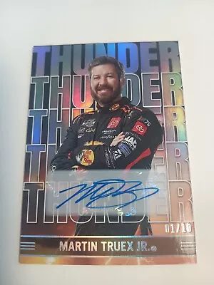 2023 Chronicles NASCAR Thunder Holo Foil Auto 1/10 Martin Truex Jr No. 11 • $5.50